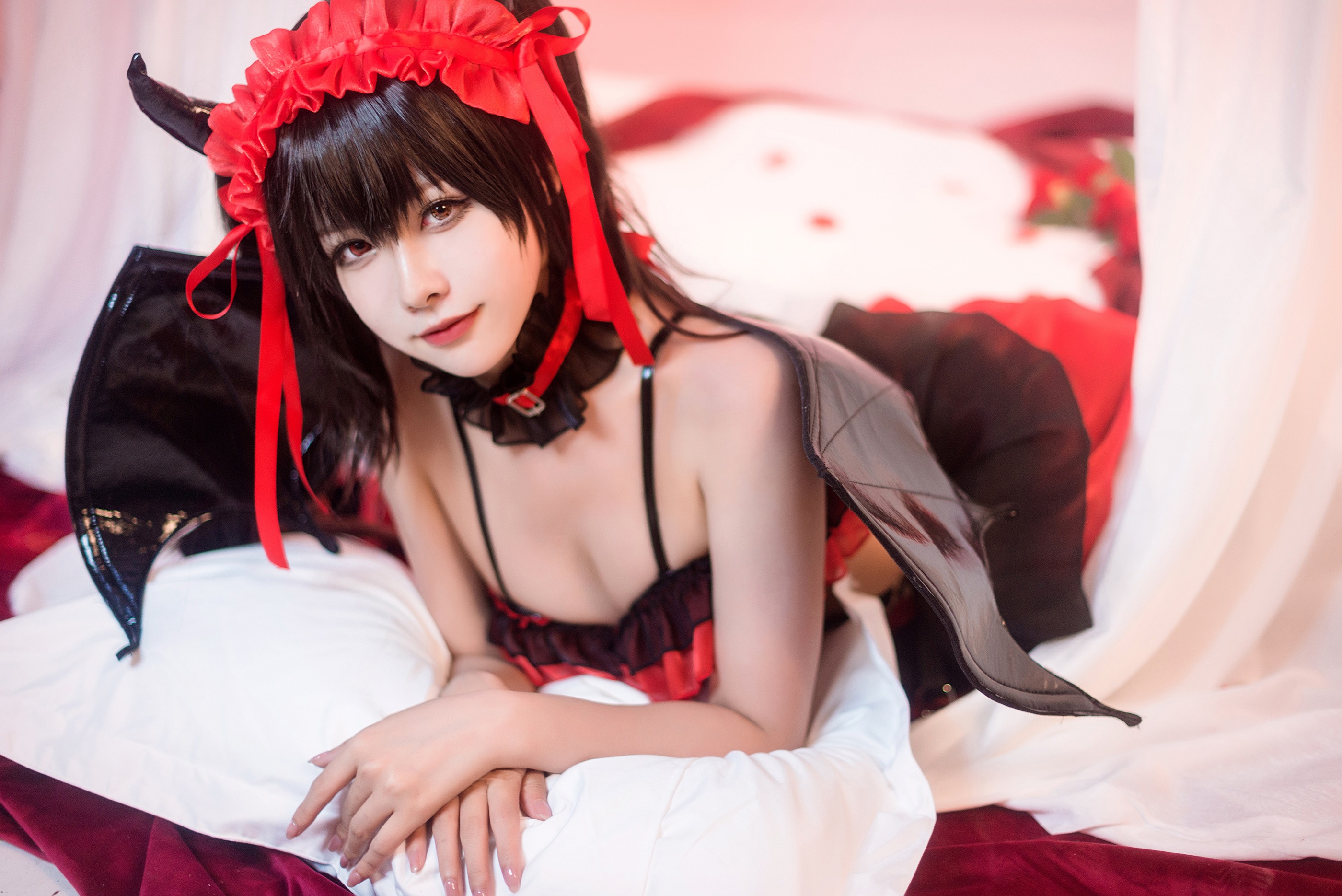 图片[1]-Momoko葵葵 – NO.034 时崎狂三小恶魔[18P]-XikXak